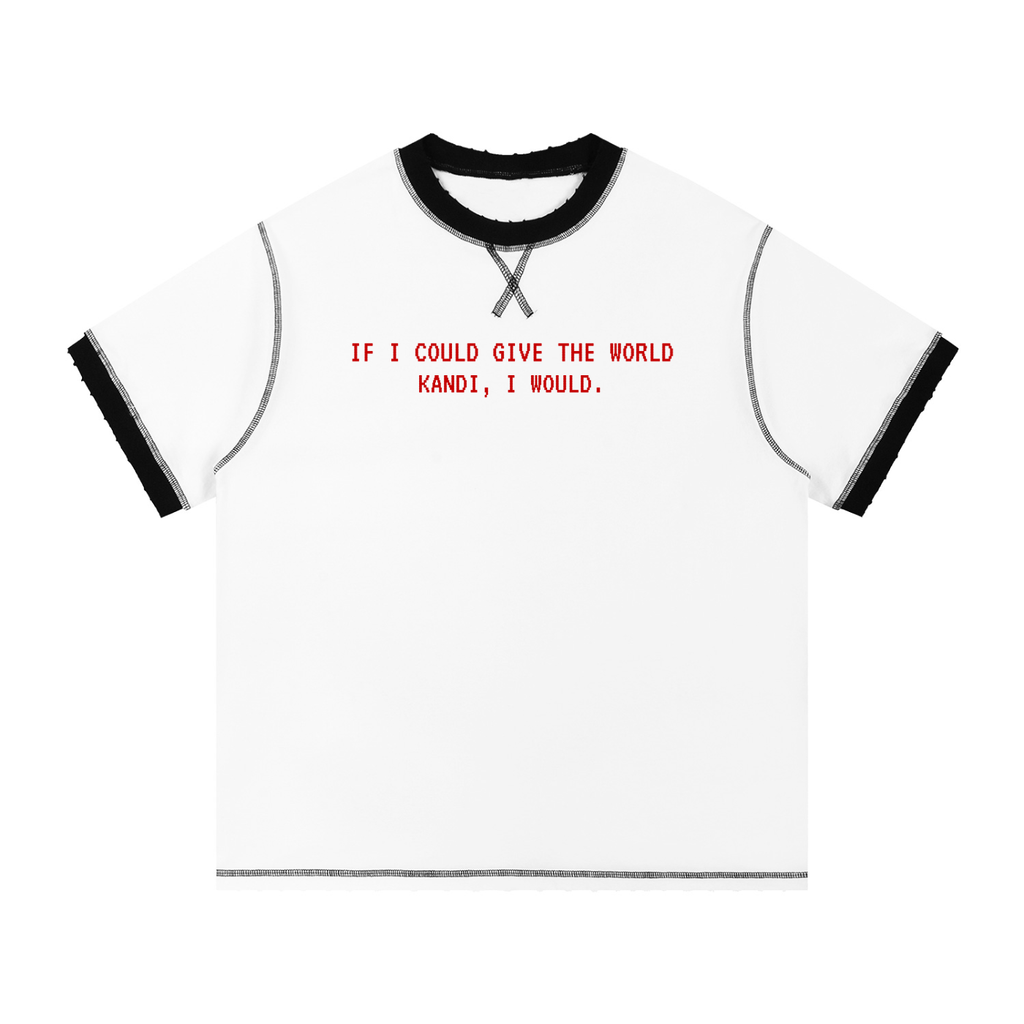 Contrast-Stitched Cotton T-Shirt