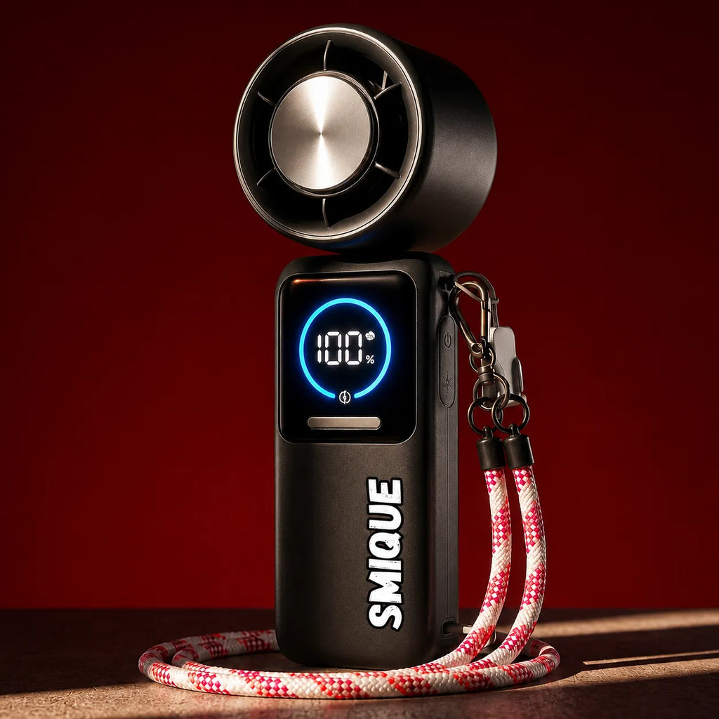 PORTABLE FAN / POWER BANK AND LANYARD BUNDLE