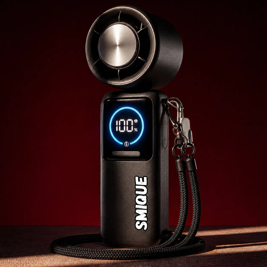 PORTABLE FAN / POWER BANK AND LANYARD BUNDLE