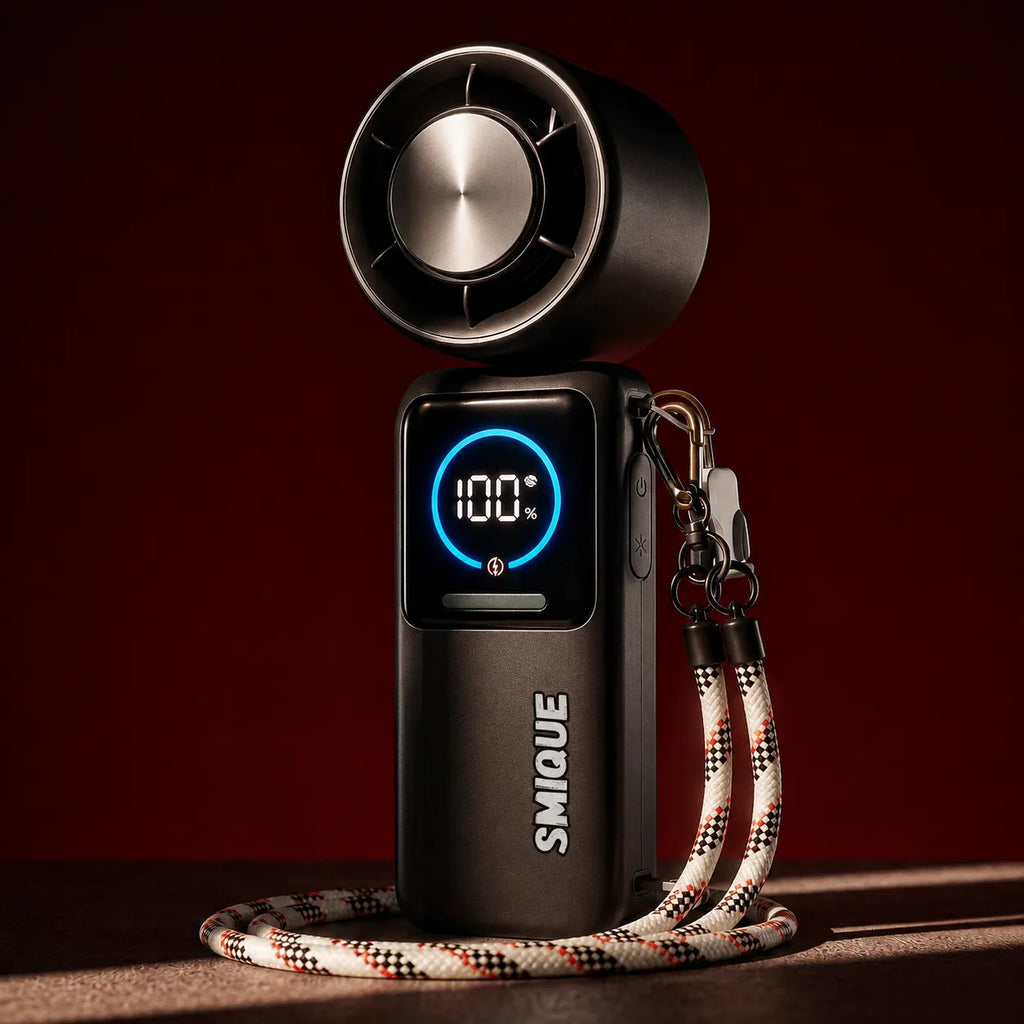 PORTABLE FAN / POWER BANK AND LANYARD BUNDLE