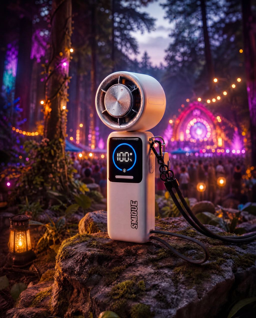 PORTABLE FAN / POWER BANK AND LANYARD BUNDLE