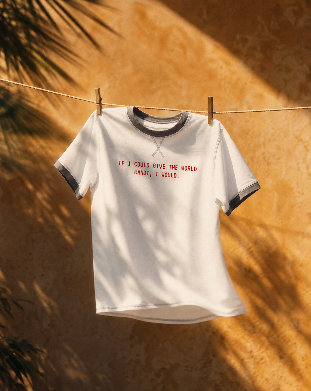 Contrast-Stitched Cotton T-Shirt
