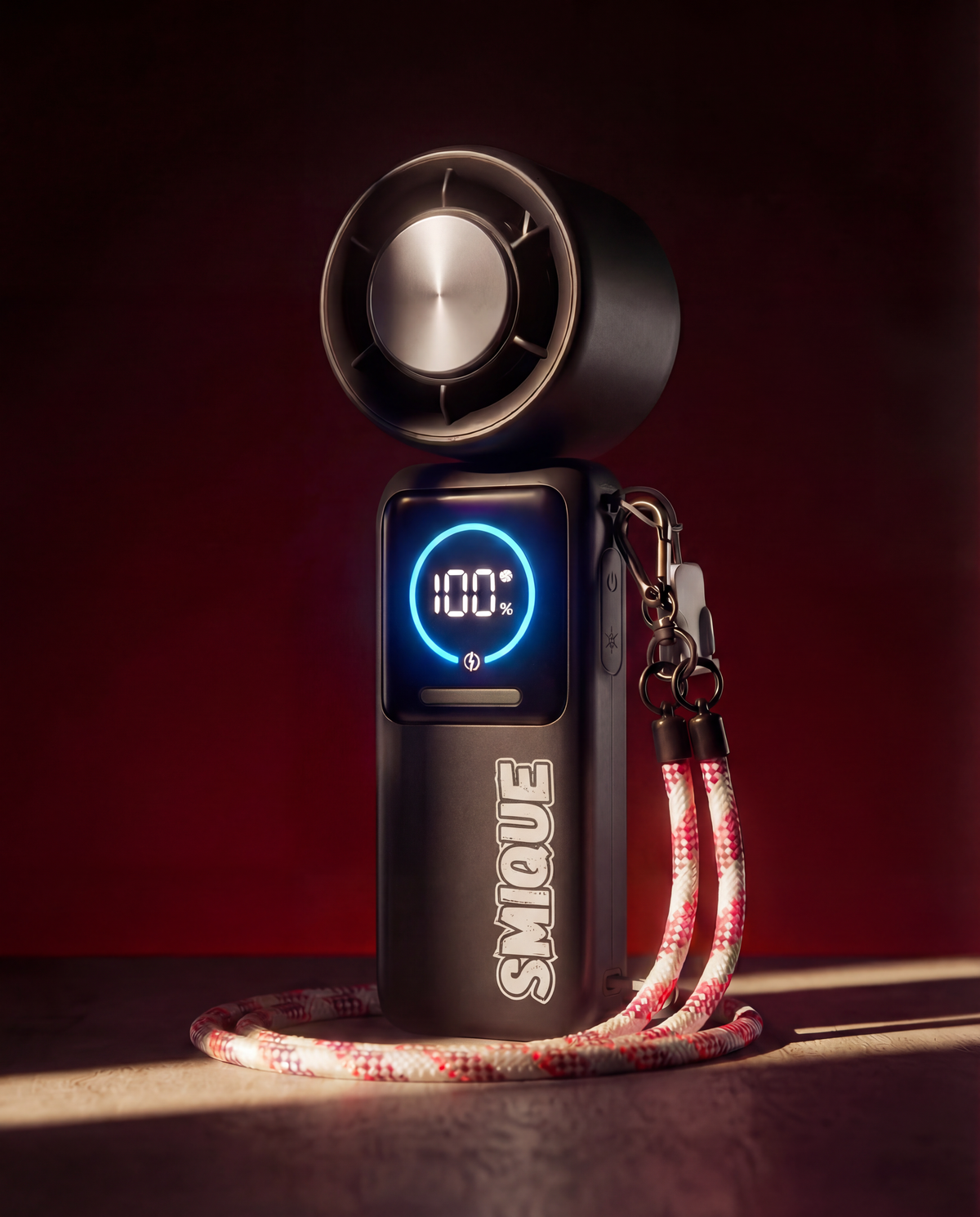 PORTABLE FAN / POWER BANK AND LANYARD BUNDLE