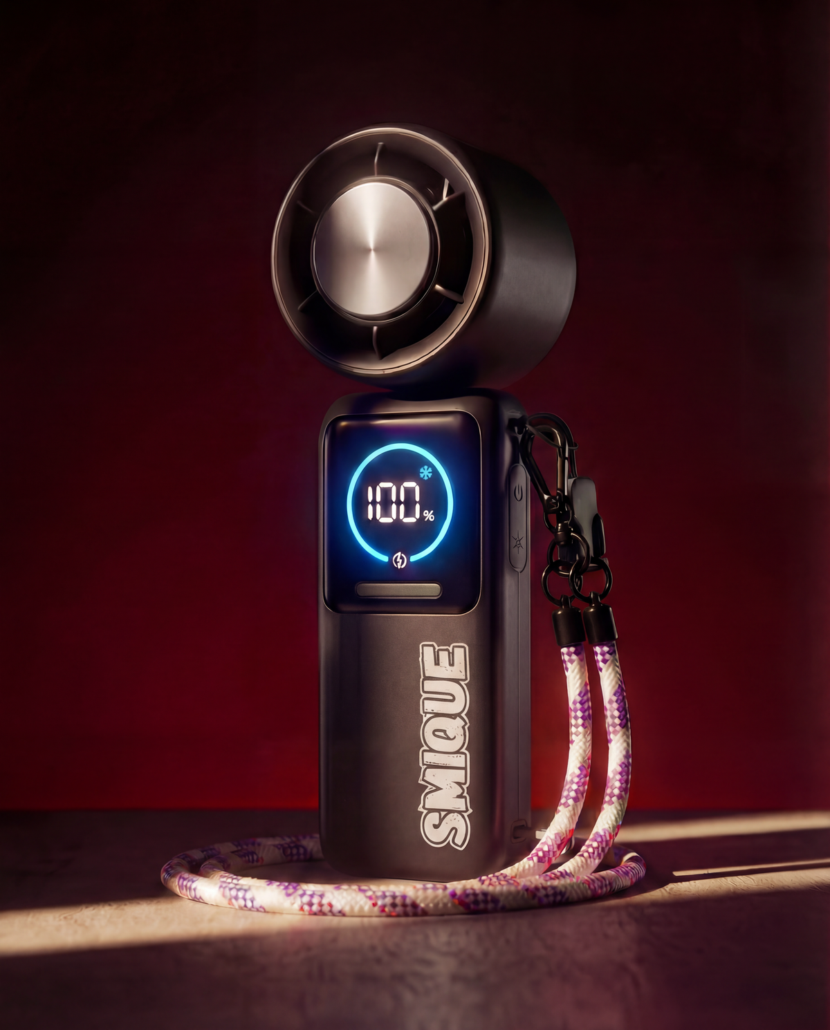 PORTABLE FAN / POWER BANK AND LANYARD BUNDLE