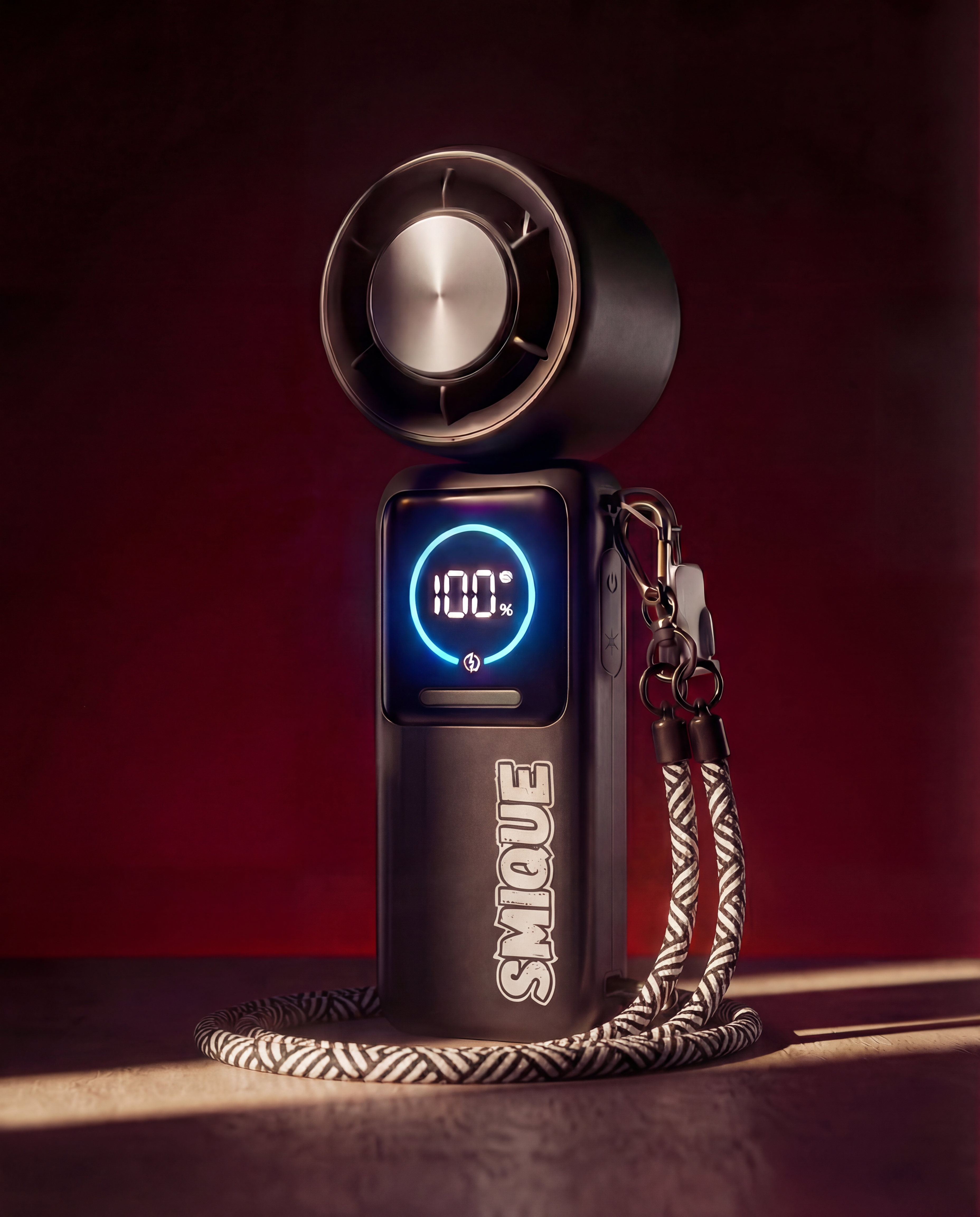 PORTABLE FAN / POWER BANK AND LANYARD BUNDLE